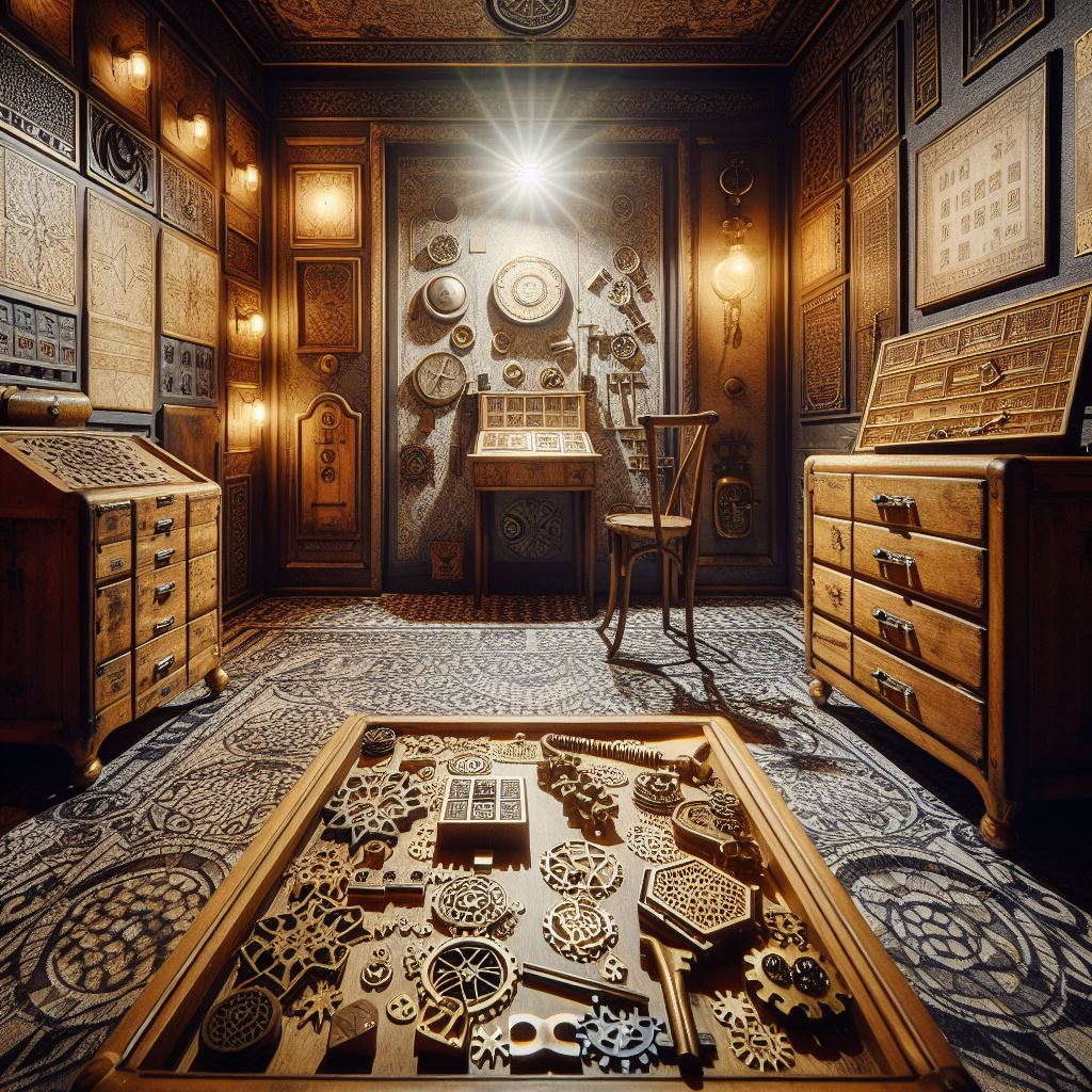 imagen de una sala de escape room